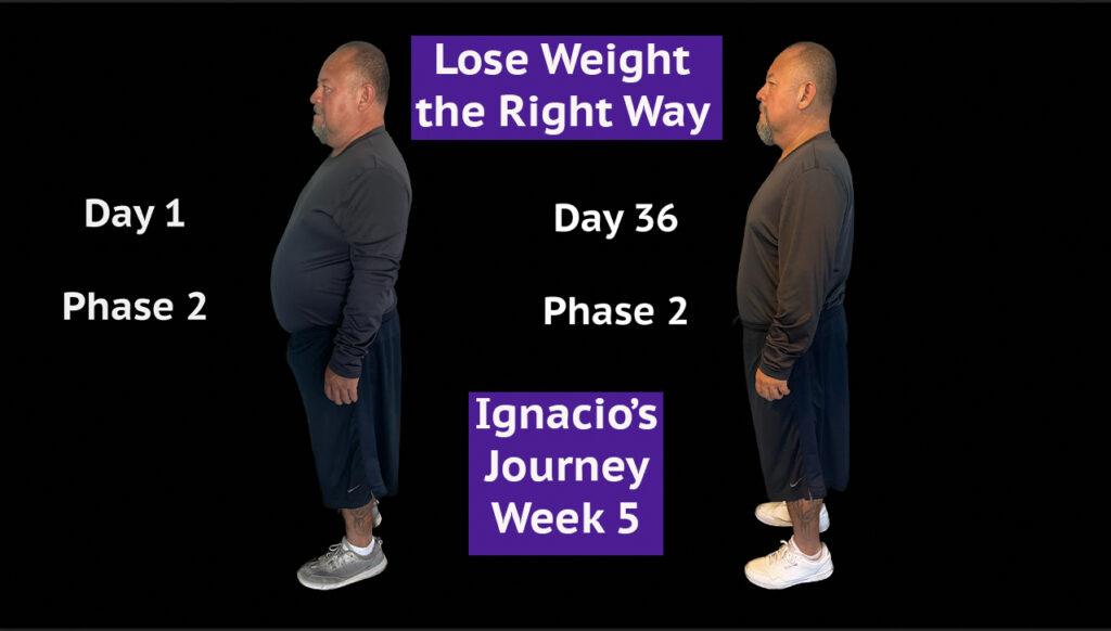 new back tips – Lose weight the right way – Ignacio’s Journey – Week 5